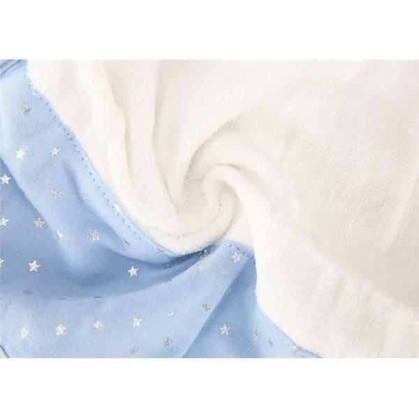 100 Organic Cotton Baby Washcloths , 370GSM Velour White Baby Washcloths