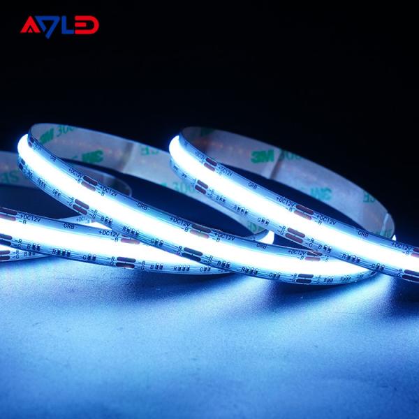 Tira flexível 10mm DC12V 15W do diodo emissor de luz da ESPIGA de IP67 IP68 RGB