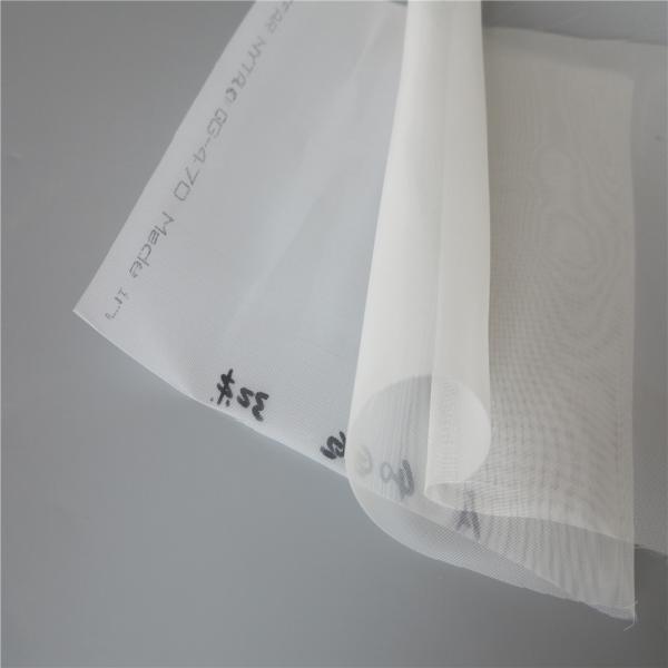 White Color Plain Weave Nylon Filter Mesh Roll For Fisheries 400 500 600 Micron