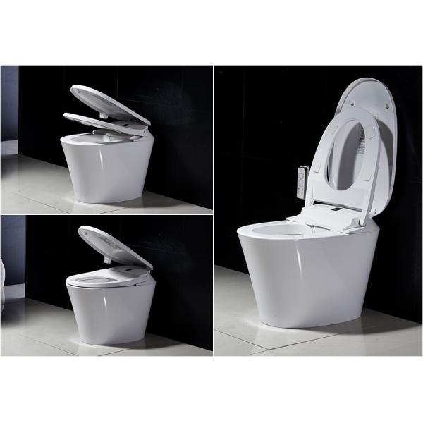 One Piece Smart Auto Wash Toilet Body Cleaning Function Floor Mounted Toilet