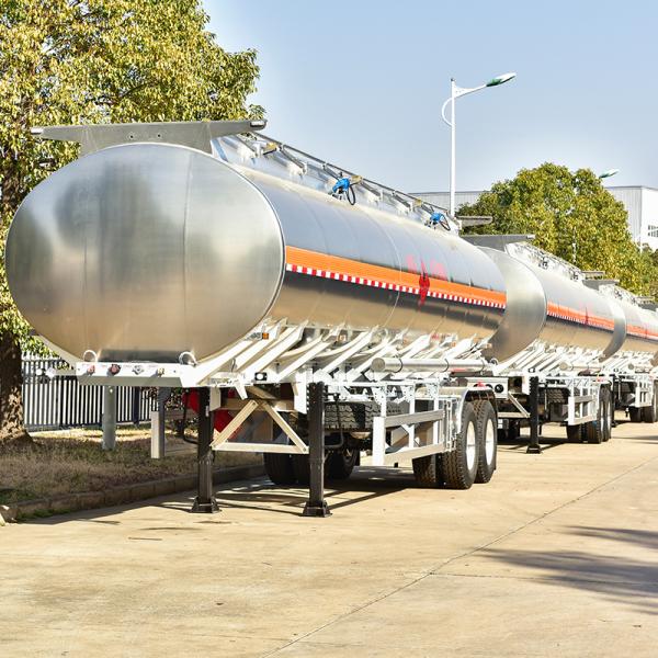 33000L 38000L Semi Tanker Trailer Gasoline Oil Transport Tanker 2 Axle 3 Axle Truck Trailer