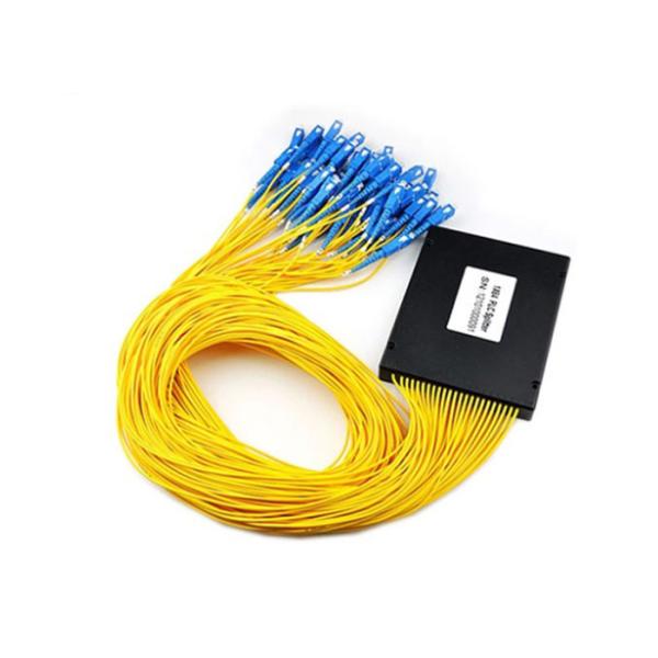 SC Connector 55dB G657A1 Fiber Optic PLC Splitter Mini LGX ABS Box Type