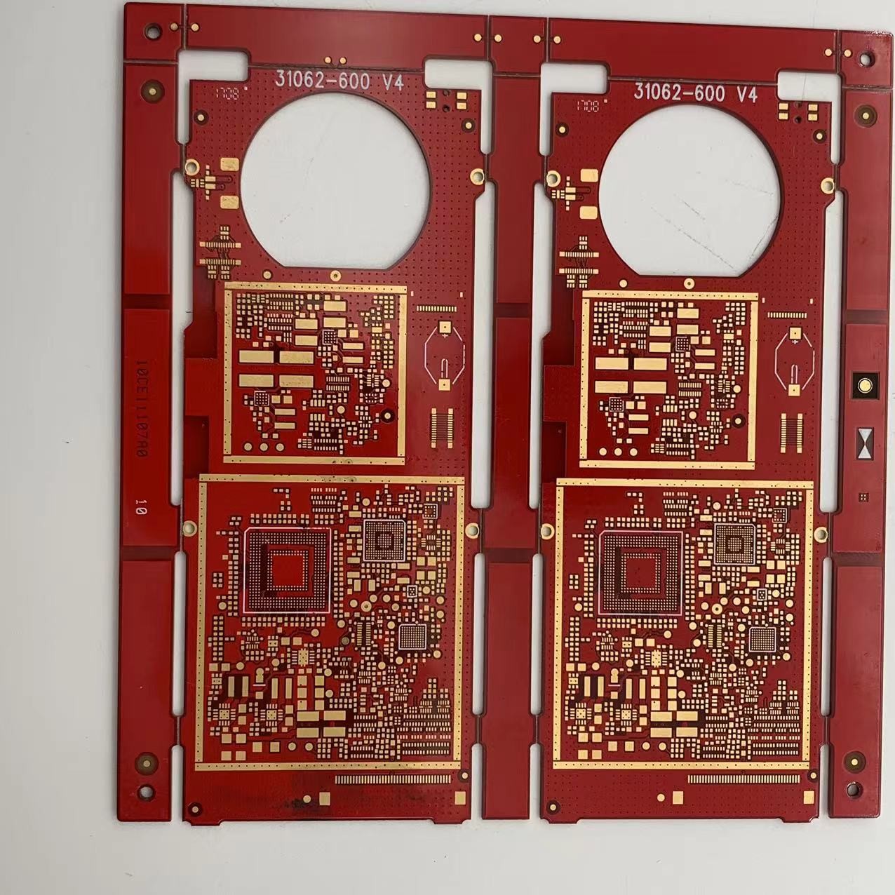 Тяжелый PCB PCBA меди 4 слоя FR 4 красного Soldmask