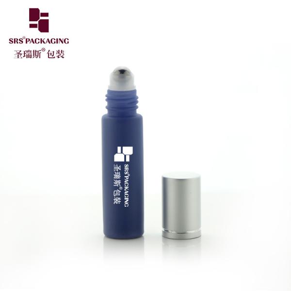 Customizable Walled Glass Roll On Bottle for Skincare Essences with Glass Ball
