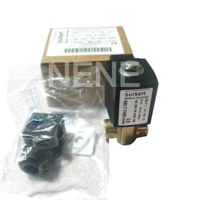 Burkert Solenoid Valve 00134241 6013 Type Direct Acting G1/8-Inch 2.5 Flow Hole FKM Sealed Brass Valve Body 24VAC 8W 0~16bar