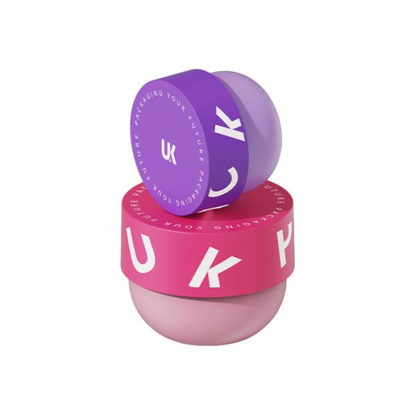 100g/240g Color personalizado y logotipo personalizado Jarrón de crema redonda de PP Loción para el cuidado de la piel y el cuerpo Jarrón cosmético Contenedor UKC41