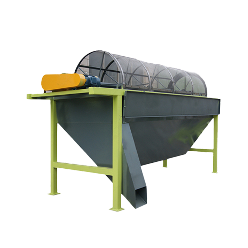Industrial Drum Fertilizer Screener Machine Movable For Mining Waste Recycling