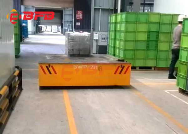 Привесная сталь 30T квартирует Trackless тележку передачи
