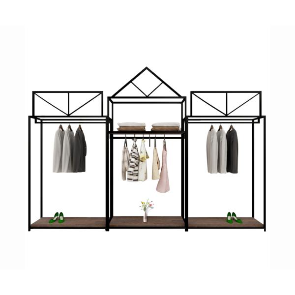 Estantes de exhibición de acero de las unidades de visualización al por menor profesionales de la ropa para la tienda de ropa de las mujeres