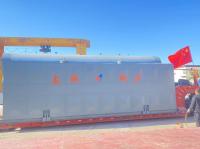 Caldeira de vapor de duplo combustível de duplo cilindro com montagem de alavanca Caldeira de vapor horizontal CE SGS