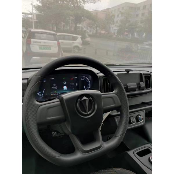 Mini camión eléctrico con suspensión trasera Macpherson y volante multifunción