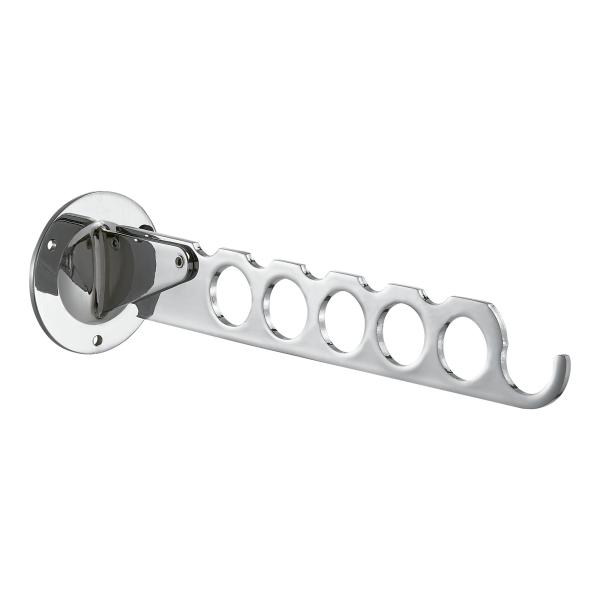 To Scale Foldable Stainless Steel Coat Hook Hange Storage Satin Finish