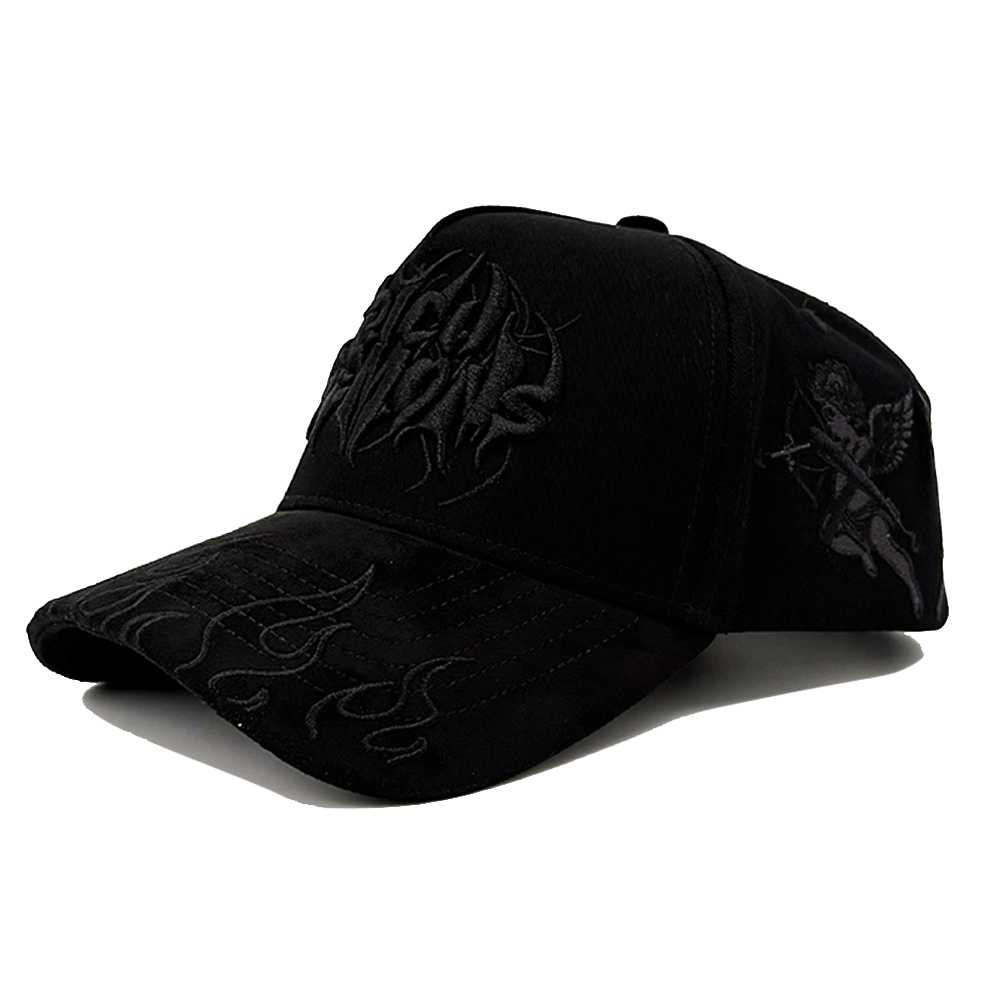 Baseball Hats Streetwear Customized Fashion Luxury 5 Panel 3D Puff Embroidered Satin Silk Lined For Men Women