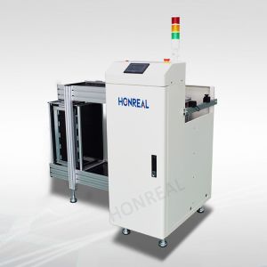 Brand PLC Control PCB Line Loader And Unloader 1-4 Step Pitches 3 Magazines Loading Capability