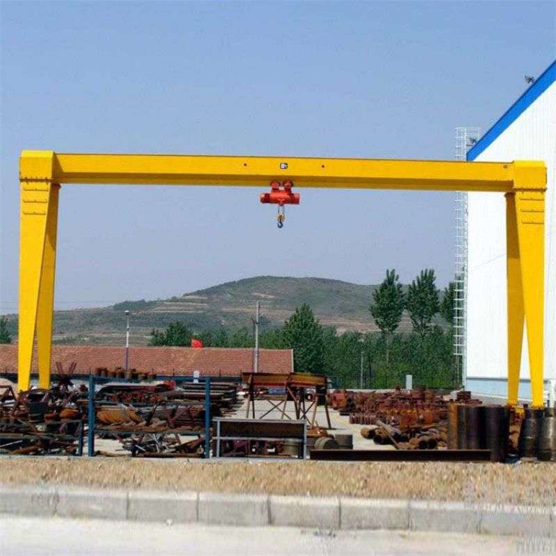 поднимаясь кран электрического портала крана коробчатой балки скорости 6-9M/Min надземный для пользы завода