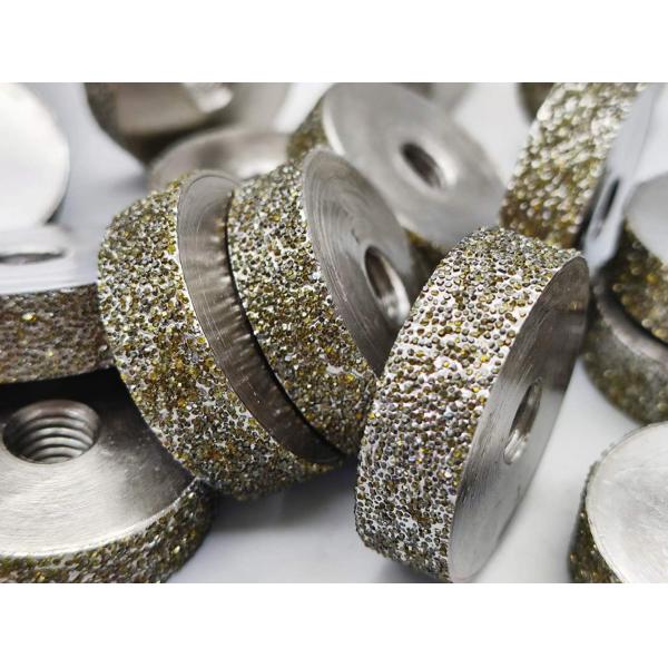 1A1 Gray Steel Electroplated Diamond Grinding Wheels With D30/35 Grit Diamond