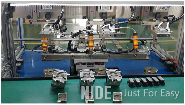 3 Stations BLDC Motor Segmented Stator Winding Machine