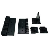 Fabrica Exportación Profile de aluminio anodizado negro Lavabo de calor para refrigeración eléctrica Servicios de fabricación personalizados disponibles