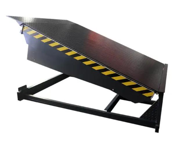 Powder Coated Loading Dock Leveler Hydraulic Workshop Automatic Dock Plate