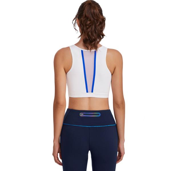 Верхняя часть йоги женщин бюстгальтера спорт одежды фитнеса ударопрочная