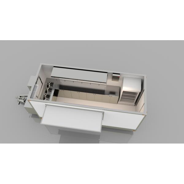 Прицеп для пищевых грузовиков на открытом воздухе Мобильный прицеп для пищевых продуктов Кофе Мороженое Горячая собака Пицца закуски