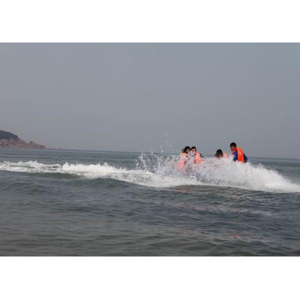 Fiberglass Hull Foldable Rib Boat Laterally Folded Easy Storage 330 Cm For Fun