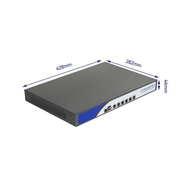 Intel 6 Gigabit Ethernet Soft Router Mini Computer Dual Channel DDR3L With Console
