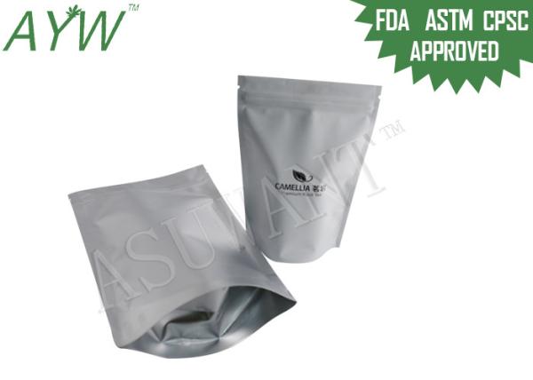 A folha Resealable branca matte ensaca a umidade de Doypack - prova para o chá balançado superior