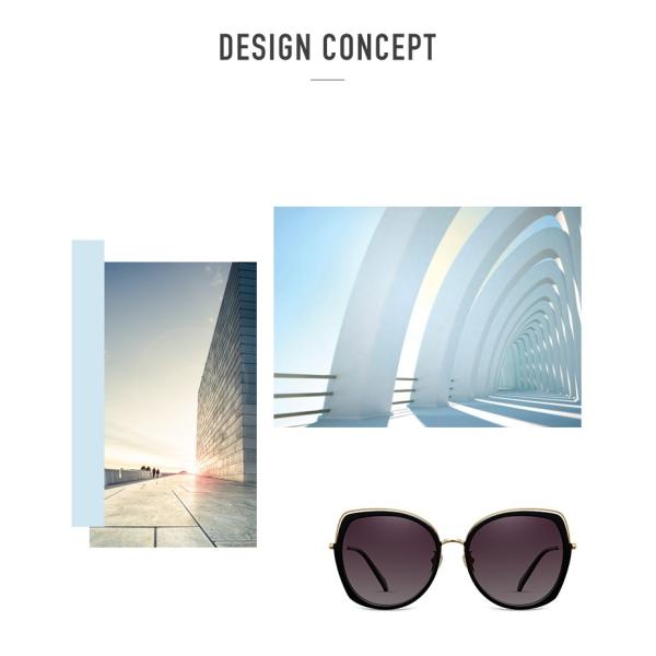 Женские поляризованные солнцезащитные очки Parim в пластиковой оправе 