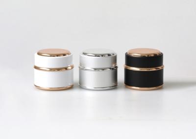 recipiente cosmético plástico do creme do alvejante da pele do frasco da parede do dobro 50ml