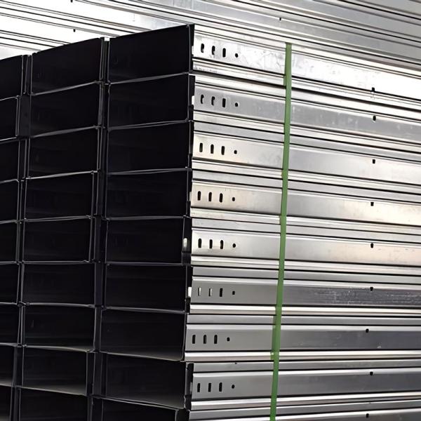 bandeja de cable suspendido 150 mm X 50 mm para la circulación de aire en acero inoxidable bandeja de cable exterior