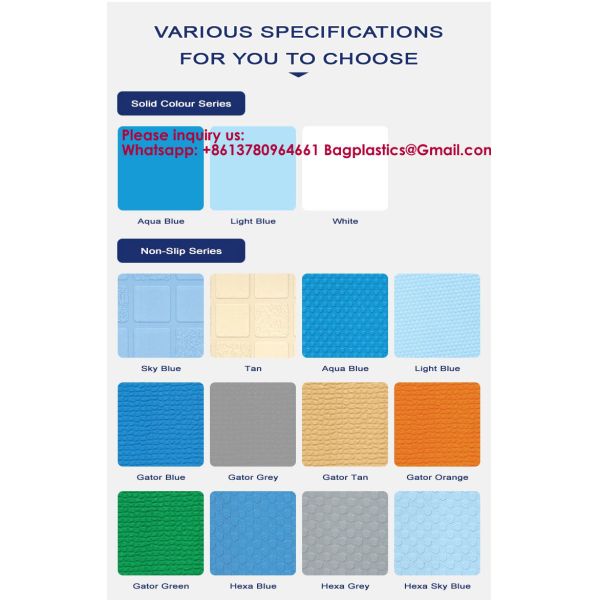 Variety Of Popular PVC Mosaic Colors For Pool Foil Liner Membrane Wall Mounted Portable Pool Surface Skimmer Small Dog Pool PVC Swimming Pool Liner 1.0mm 1.5mm Pond Liner Membrane Price for Swimming