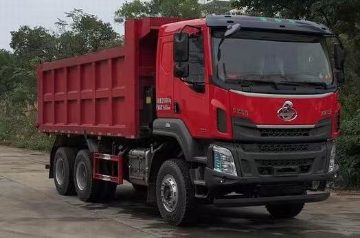 Dongfeng Liuqi 8.5M Three Axle 3 Seater Rear Wheel Drive Dump Truck Manual Transmission