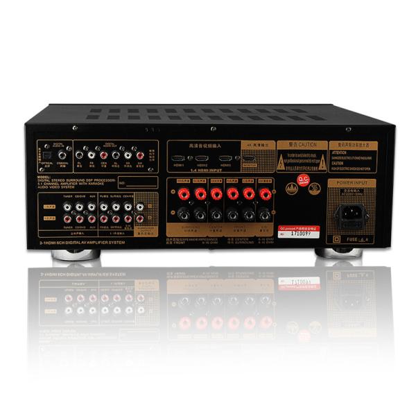 OEM Bluetooth Audio Amplifier , 4K High Power Wireless AV Amplifier 5.1 Channel