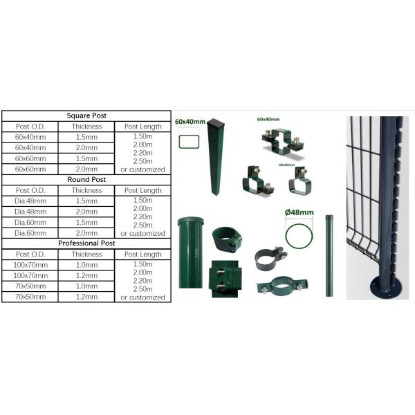 Galvanised Fence Post Clamps Metal Fence Clamps With Bolts Nuts Screws