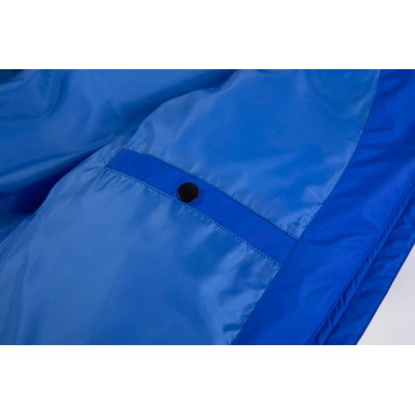 Kids Anti Static Heavy Winter Jacket with Color-Block Design and Wind-Resistant Shell
