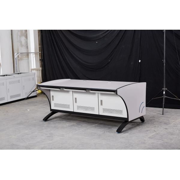 Industrial Control Room Wood Surface Three Person Operating Table with Easy Assemble