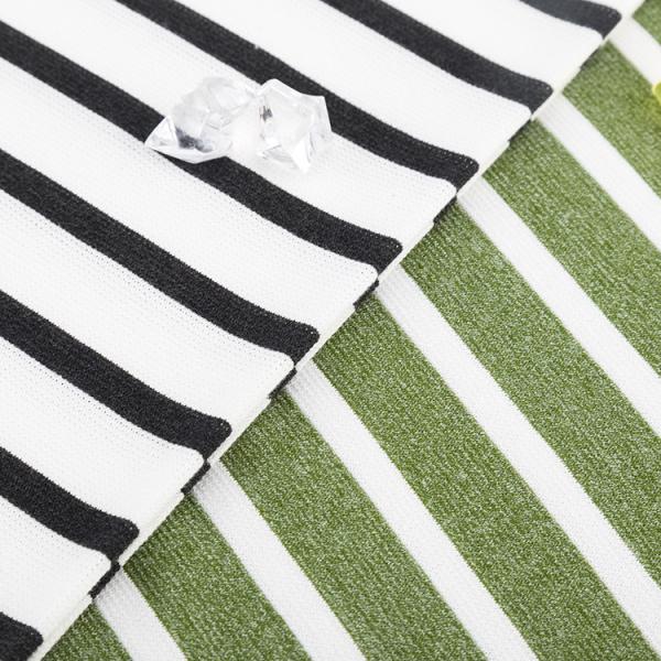 Breathable And Comfortable And High Quality Skin-Friendly Striped Knit Fabric For Polo Shirt