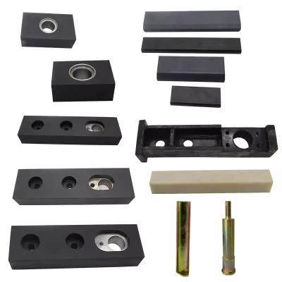 Bloques deslizantes superior e inferior (dedicados a camiones de basura): Material de nailon, ayuda a la placa deslizante en la recolección de residuos