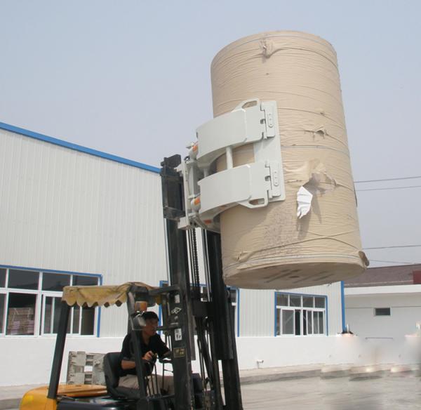 CASCADE Forklift Truck Attachments Paper Roll Clamps With High Efficiency