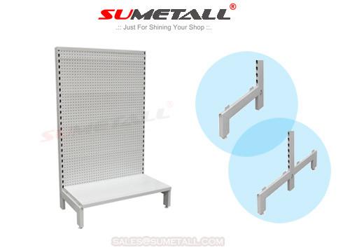 Heavy Duty Retail Shop Shelving With Welded Basefoot W1200 X D450 X H1500mm
