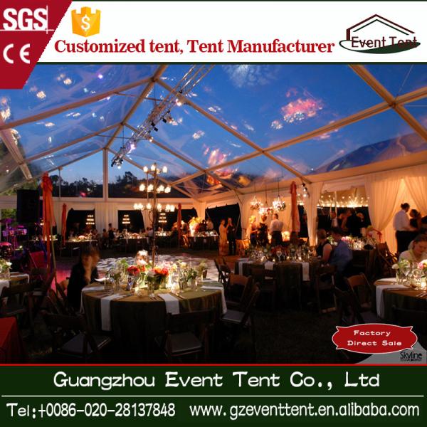 300 People Wedding Marquee Party Tent Clear With SGS / CE Certification