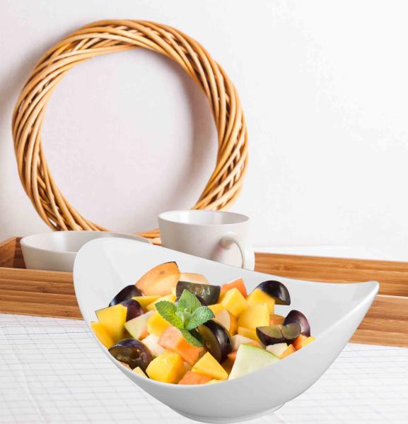 LD Bone China Made 12.5 Bone China Luxury Salad Bowl fod Salad Serving