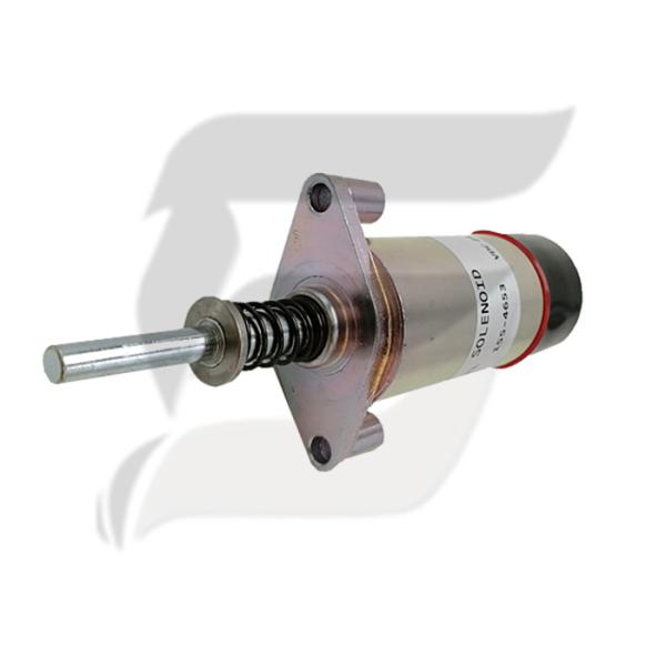 155-4653 solenoide da parada programada do combustível 24V