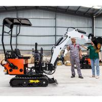 Máquina escavadora hidráulica rebocadora Mini Backhoe Loader da esteira rolante da roda