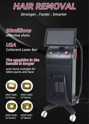 remoção portátil do cabelo do laser do diodo 808nm