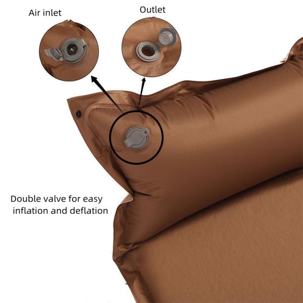 Moisture Proof Self Inflating Pad Military Camping 184*65*5cm Automatic Inflation