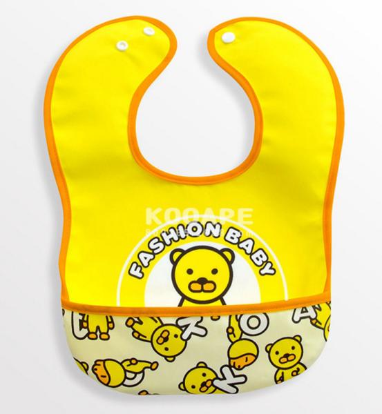 Safety Waterproof Baby Bib , Toddler Feeding Bibs 100% Polyester Washable