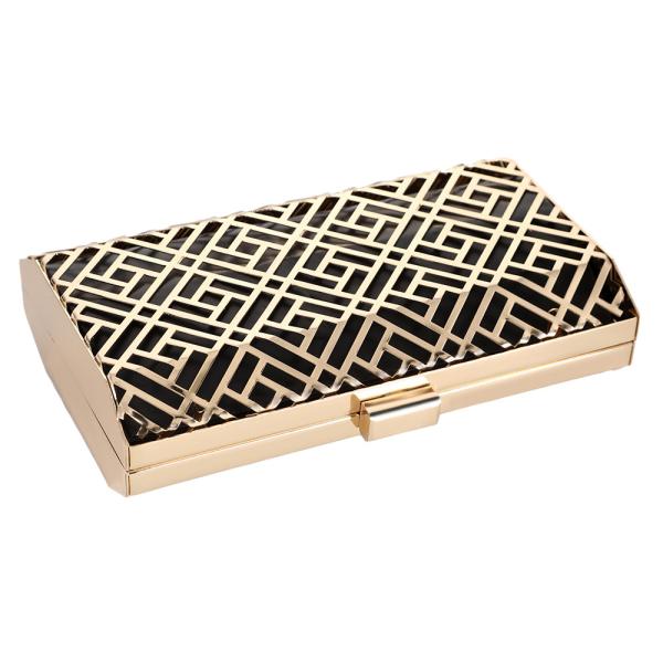 DIY Engagement Gift Gold Hollow Out Clutch Frame