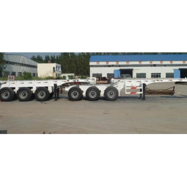 13000X2500X3090 mm Steel 3 Axles Bi-Train Tandem Semi Trailer for Container Loading